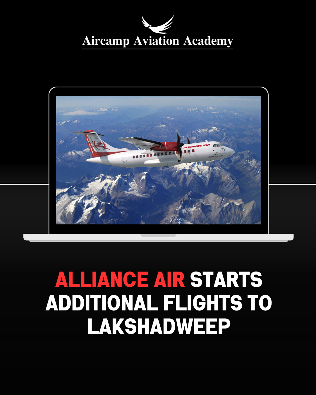 Alliance air starts additional flights to Lakshadweep