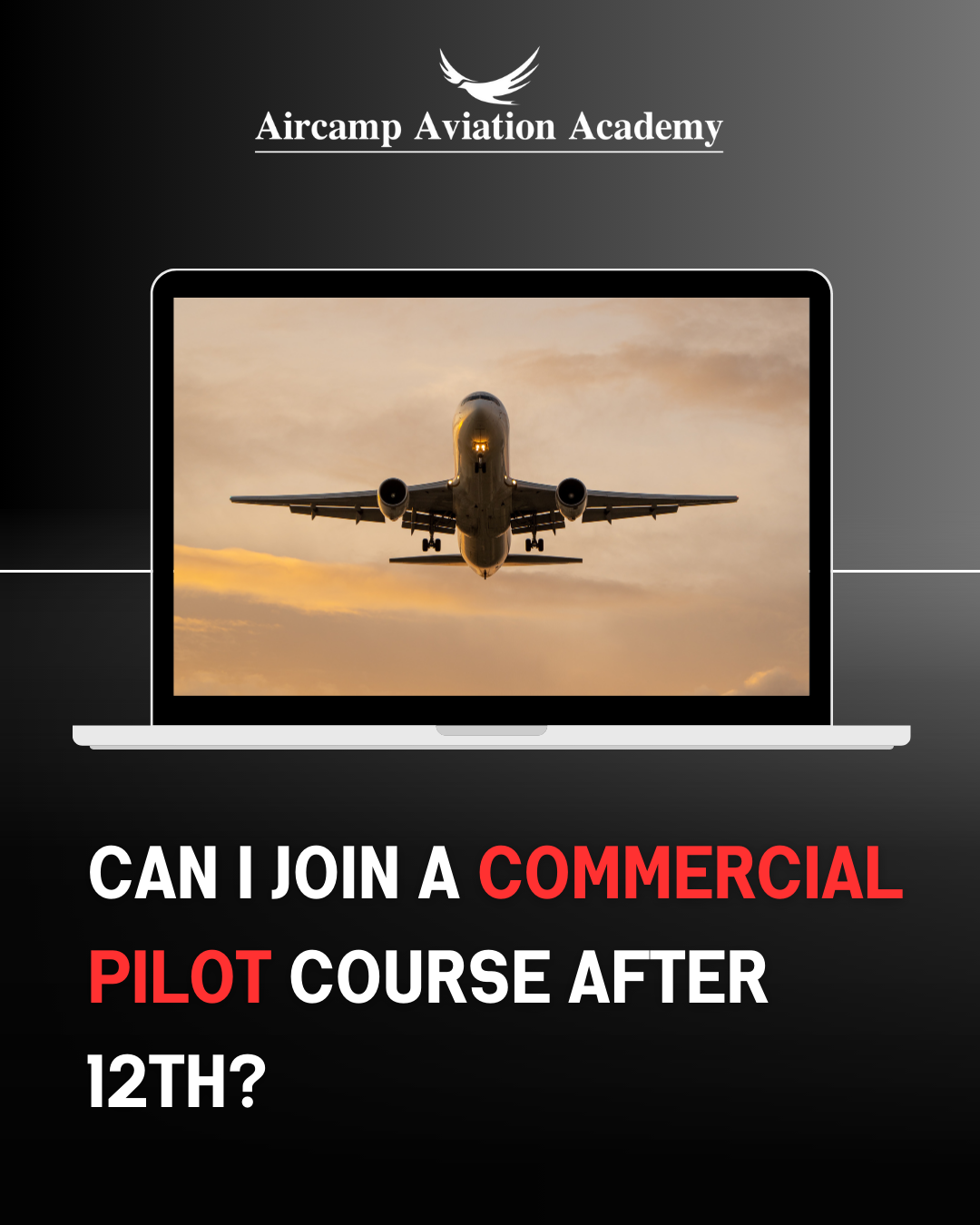 Can I join a commercial pilot course after 12th?